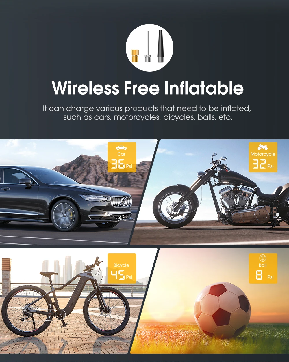 RoadAir Pro Portable Tire Inflator